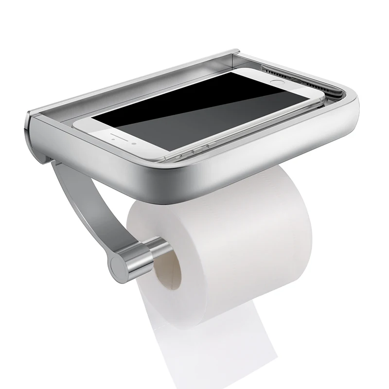Hot Wall Mounted Toilet Paper Holder Tissue Paper Holder Toilet Roll Dispenser With Phone Storage Shelf For Bathroom Accessories
Hot Wall Mounted Toilet Paper Holder Tissue Paper Holder Toilet Roll Dispenser With Phone Storage Shelf For Bathroom Accessories