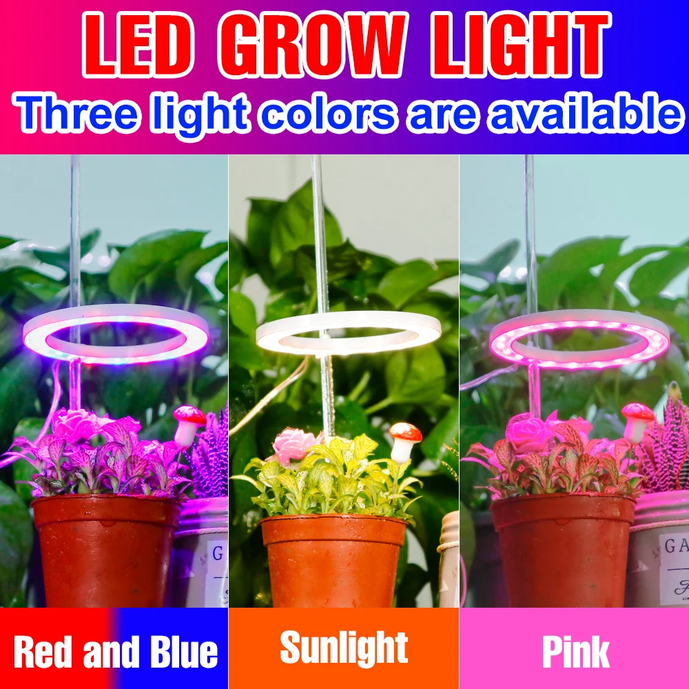 LED Full Spectrum Plant Light USB Phyto Grow Lamp 5V LED Phyto Light Bub 1/2/3 Head LED Lamp For Plants Growing Box Phytolamp
LED Full Spectrum Plant Light USB Phyto Grow Lamp 5V LED Phyto Light Bub 1/2/3 Head LED Lamp For Plants Growing Box Phytolamp