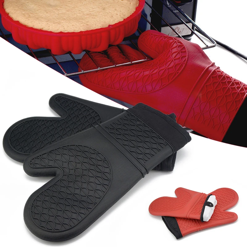 Extra Long Professional Silicone Oven Mitts Flexible Oven Gloves Thickened Insulation Gloves for Kitchen Barbecue Baking Cooking
Extra Long Professional Silicone Oven Mitts Flexible Oven Gloves Thickened Insulation Gloves for Kitchen Barbecue Baking Cooking