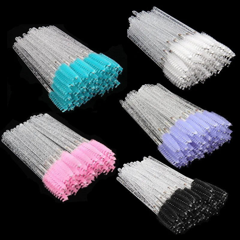 50Pcs Makeup Brushes Disposable Crystal Eyebrow Brush Diamond Handle Mascara Wand Applicator Eye Lashes Eyelash Extension Tool
50Pcs Makeup Brushes Disposable Crystal Eyebrow Brush Diamond Handle Mascara Wand Applicator Eye Lashes Eyelash Extension Tool