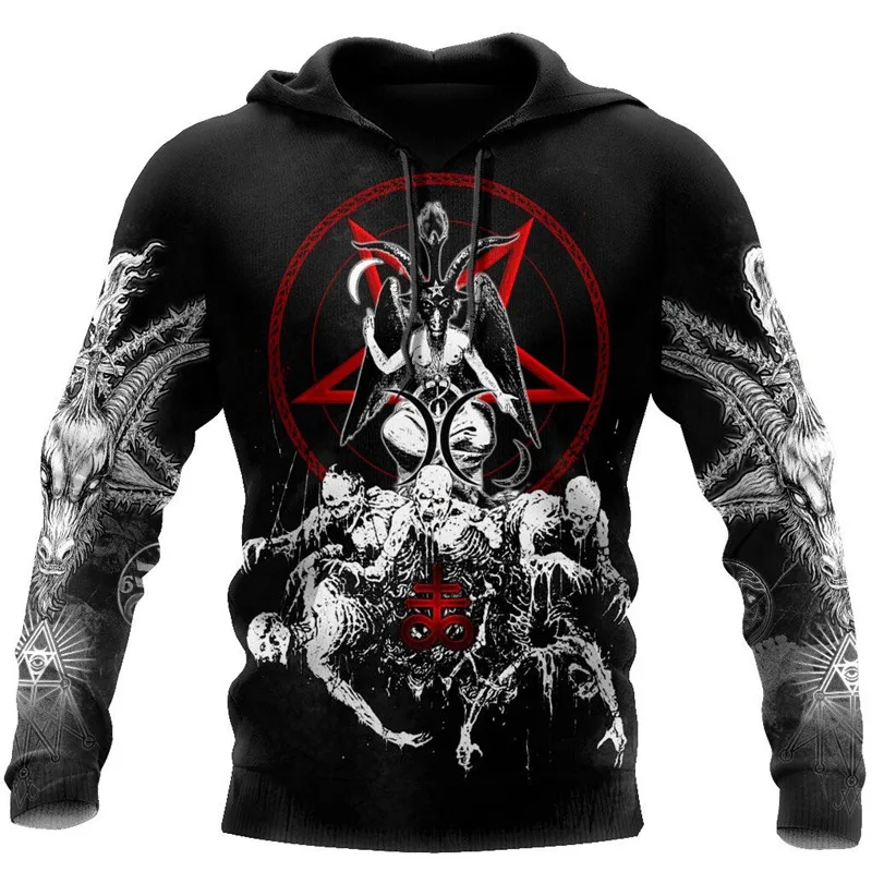 Fashion Autumn Men's Women's Hoodie Sweater Dark Satan Tattoo 3D Printing Men's Zipper Pullover Casual Jacket Street Wear S-5XL
Fashion Autumn Men's Women's Hoodie Sweater Dark Satan Tattoo 3D Printing Men's Zipper Pullover Casual Jacket Street Wear S-5XL