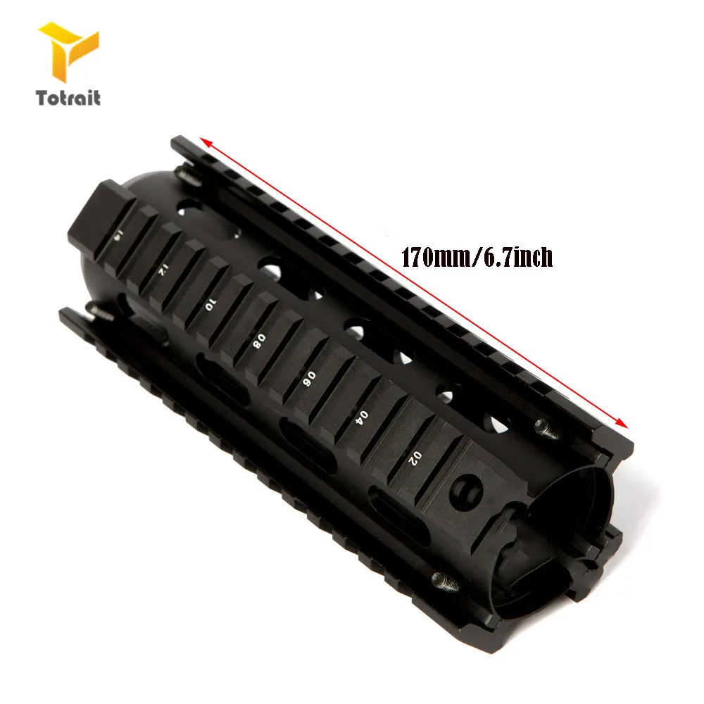 Totrait 6.7 inch AR15 M4 Carbine Handguard Airsoft AR-15 RIS drop-in Quad Rail Mount Tactical Free Float Picatinny Handguard
Totrait 6.7 inch AR15 M4 Carbine Handguard Airsoft AR-15 RIS drop-in Quad Rail Mount Tactical Free Float Picatinny Handguard