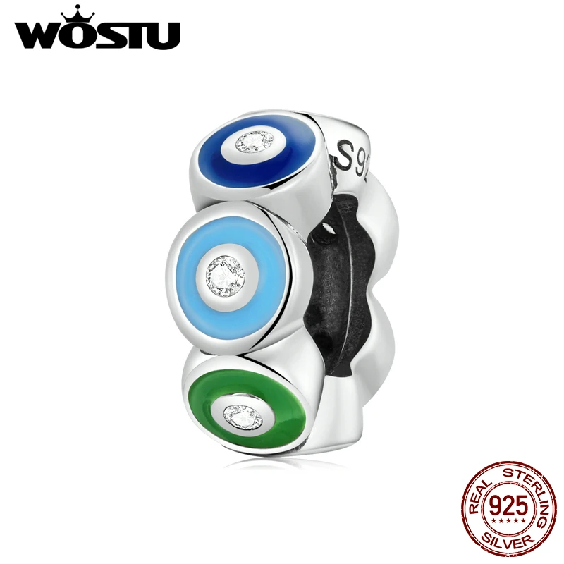 WOSTU, 100% Стерлинговое Серебро 925 пробы, бусины со сглаза для изготовления ювелирных изделий, женские оригинальные подвески, подходят для браслета DIY, браслет, Новинка
WOSTU, 100% Стерлинговое Серебро 925 пробы, бусины со сглаза для изготовления ювелирных изделий, женские оригинальные подвески, подходят для браслета DIY, браслет, Новинка