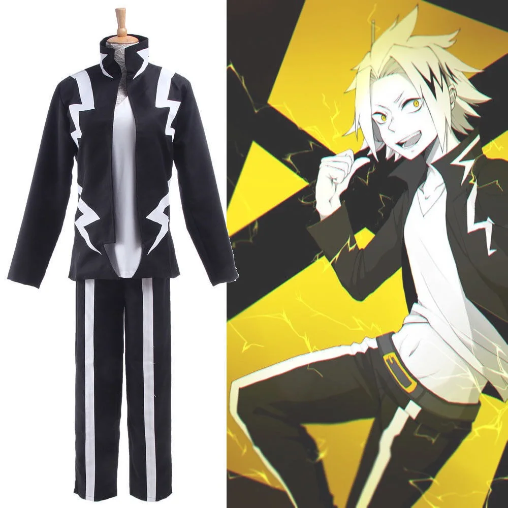 Аниме Boku no Hero academic Косплей My Kaminari Denki карнавальный костюм Школьная форма мужской