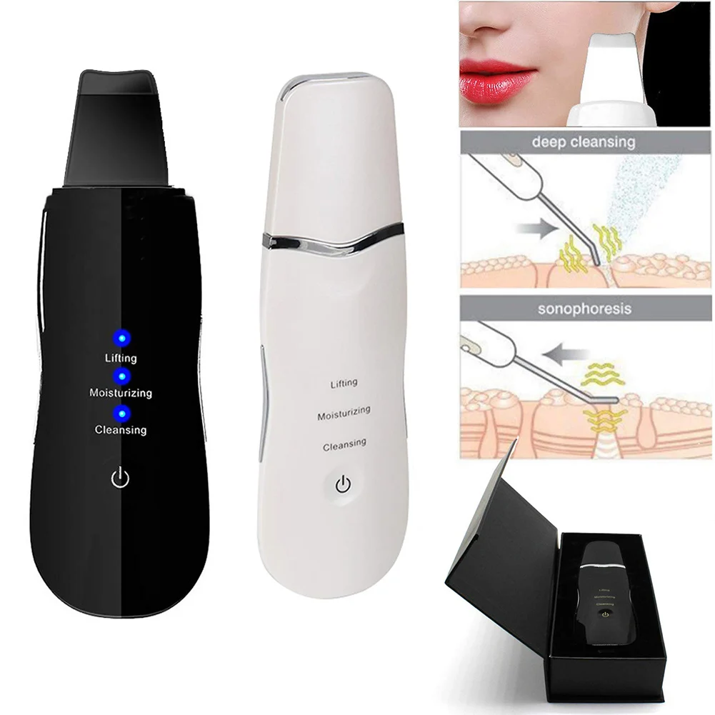 Ultrasonic Skin Cleaner Peeling Shovel Machine Massager Blackhead Acne Removal Scrubber Skin Care MH88
Ultrasonic Skin Cleaner Peeling Shovel Machine Massager Blackhead Acne Removal Scrubber Skin Care MH88
