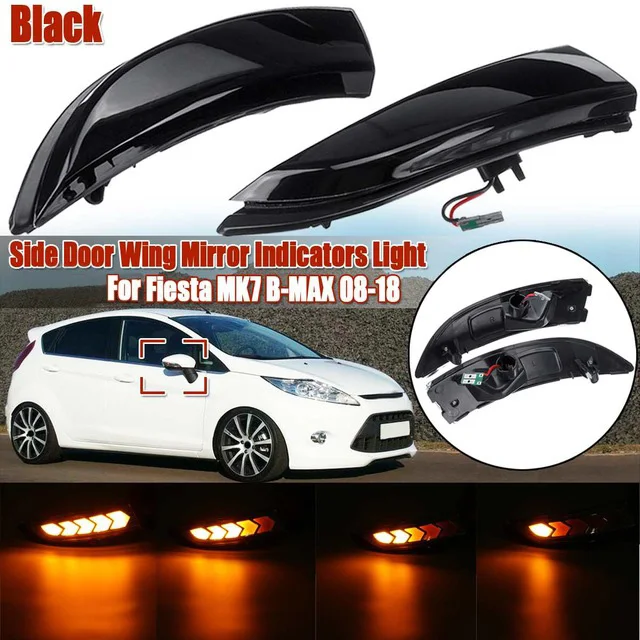 DHBH-Car Rearview Mirror Light LED Dynamic Turn Signal Lights Indicator for Ford Fiesta MK7 B-MAX 2008-2018
DHBH-Car Rearview Mirror Light LED Dynamic Turn Signal Lights Indicator for Ford Fiesta MK7 B-MAX 2008-2018