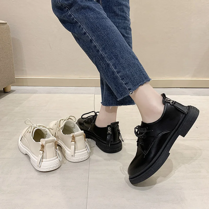 Shoes Woman Flats Modis All-Match Oxfords British Style Casual Female Sneakers Round Toe Autumn Shallow Mouth Dress 2021 Summer
Shoes Woman Flats Modis All-Match Oxfords British Style Casual Female Sneakers Round Toe Autumn Shallow Mouth Dress 2021 Summer