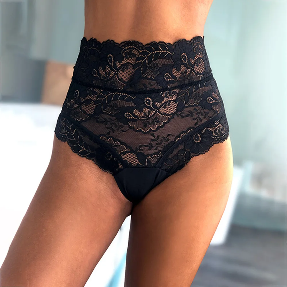 Sexy Panties Women High Waist Lace Thongs and G Strings Underwear Ladies Hollow Out Underpants Intimates Lingerie 2021 
Sexy Panties Women High Waist Lace Thongs and G Strings Underwear Ladies Hollow Out Underpants Intimates Lingerie 2021
