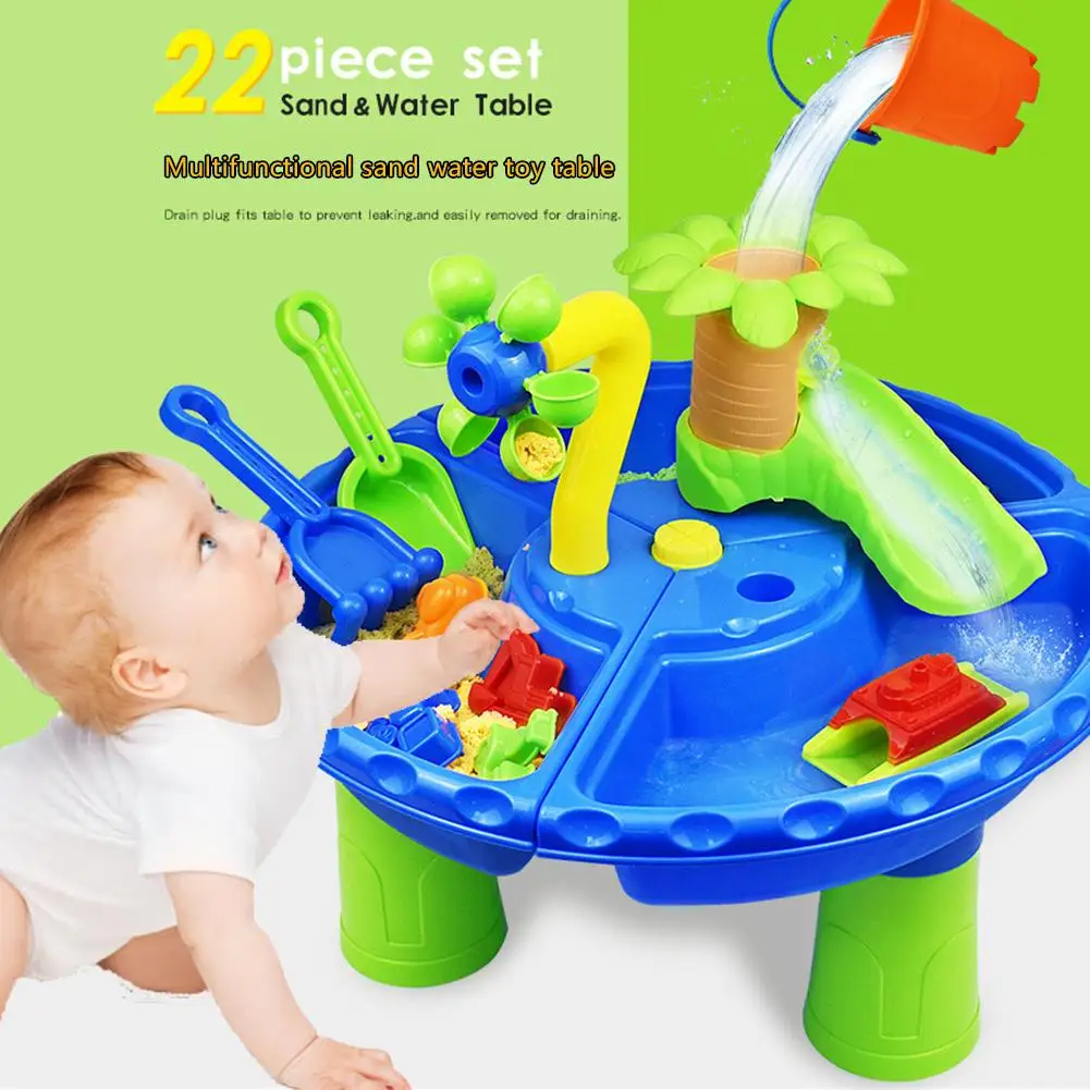 Small Beach Toys Summer Play Beach Play Activity Water Table with Cover Outdoor Games Play House Toy Car Supplies
Small Beach Toys Summer Play Beach Play Activity Water Table with Cover Outdoor Games Play House Toy Car Supplies