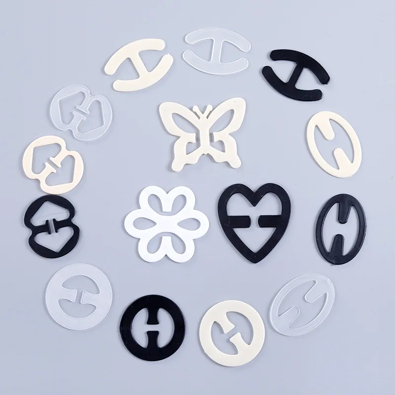 Invisible Bra Clips Plum Blossom-shaped Underwear Non-slip Buckle Butterfly Heart Shape Straps Holders Underwear Fasteners New
Invisible Bra Clips Plum Blossom-shaped Underwear Non-slip Buckle Butterfly Heart Shape Straps Holders Underwear Fasteners New