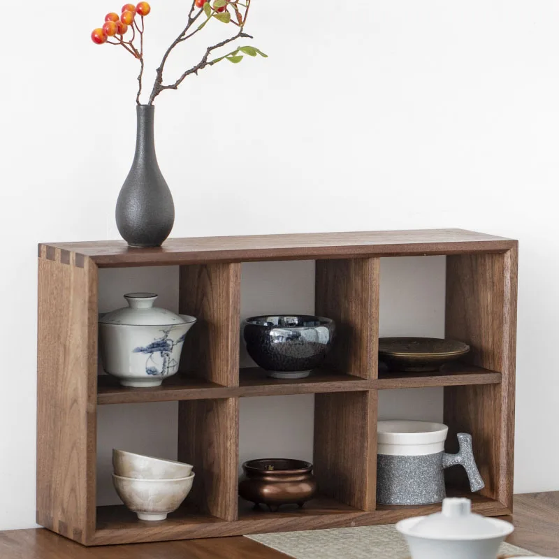 Storage Organizer Black Walnut Solid Wood Partition Storage Rack Tenon Mortise Structure Log Teacup Jewelry Display Rack Storage
Storage Organizer Black Walnut Solid Wood Partition Storage Rack Tenon Mortise Structure Log Teacup Jewelry Display Rack Storage