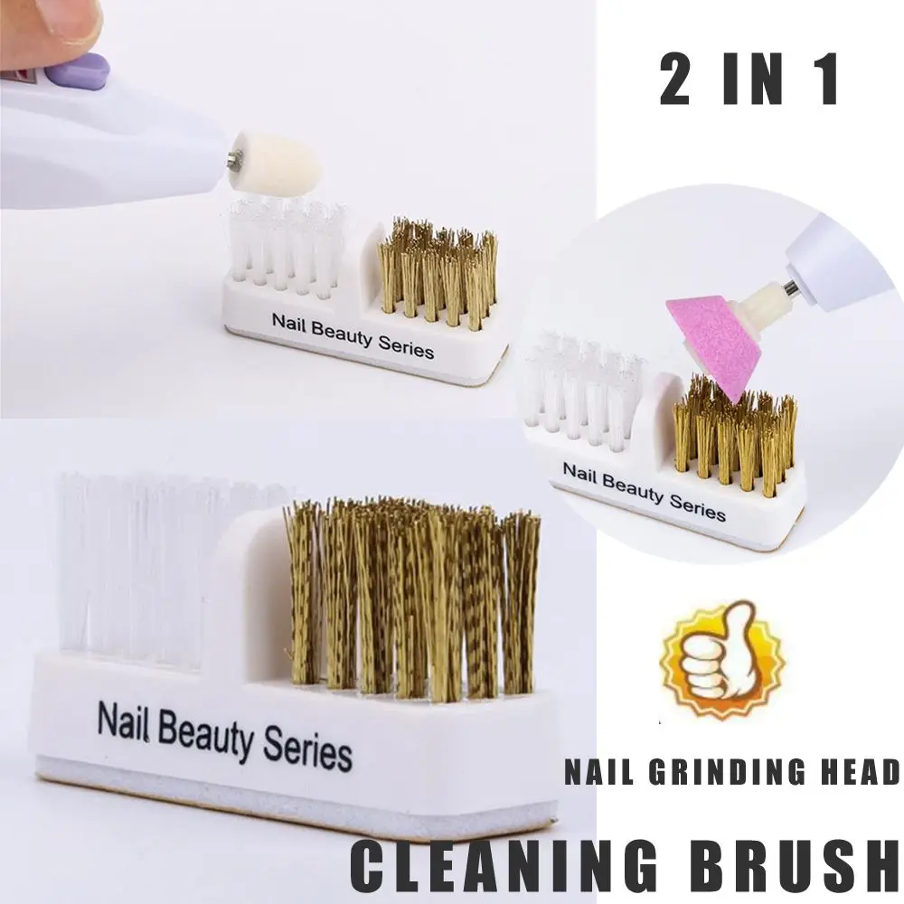 DIY Manicure Tools Nail Art Salon Portable Copper Wire Cleaner Dual Brush Nail Drill Bits Cleaning Brush
DIY Manicure Tools Nail Art Salon Portable Copper Wire Cleaner Dual Brush Nail Drill Bits Cleaning Brush