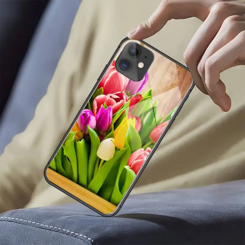 Tulip flower pattern Phone Case Tempered glass For iphone 5C 6 6S 7 8 plus X XS XR 11 PRO MAX
Tulip flower pattern Phone Case Tempered glass For iphone 5C 6 6S 7 8 plus X XS XR 11 PRO MAX