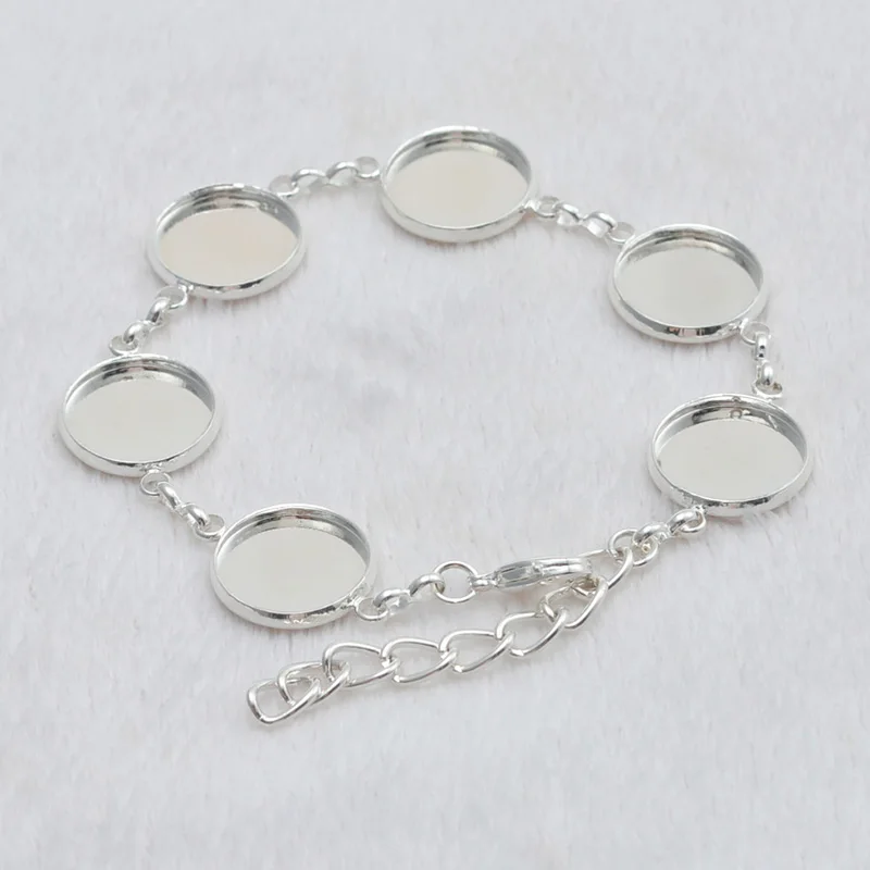 10Pcs Fit 10mm 12mm 14mm 16mm 18mm 20mm Round Glass Cabochon Cuff Tray Bezel Pad Blank Settings Bracelet Base For DIY
10Pcs Fit 10mm 12mm 14mm 16mm 18mm 20mm Round Glass Cabochon Cuff Tray Bezel Pad Blank Settings Bracelet Base For DIY