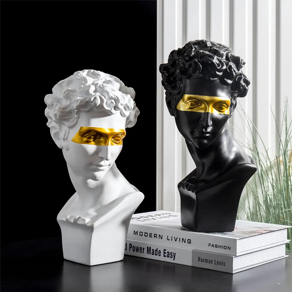 Model Nordic Decoration Home Living Room Decoration Creative Resin Figure Sculpture Black and White David Sculpture Statue
Model Nordic Decoration Home Living Room Decoration Creative Resin Figure Sculpture Black and White David Sculpture Statue