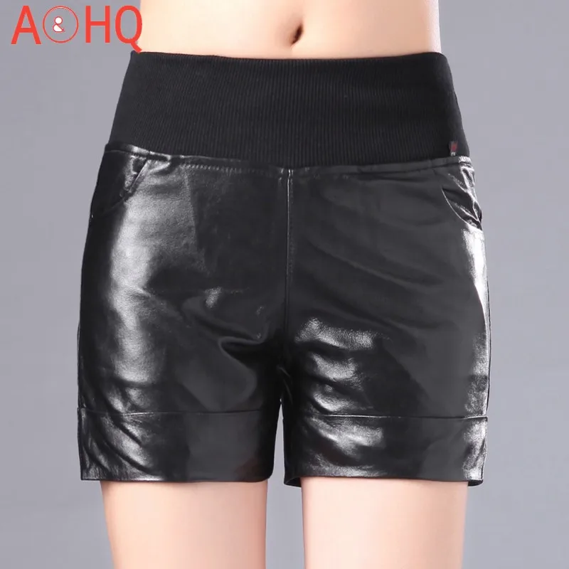 Autumn Winter Genuine Leather Shorts Women Sheepskin Real Leather Shorts Vintage Casual Slim Sexy Ladies Plus Size Black Shorts
Autumn Winter Genuine Leather Shorts Women Sheepskin Real Leather Shorts Vintage Casual Slim Sexy Ladies Plus Size Black Shorts
