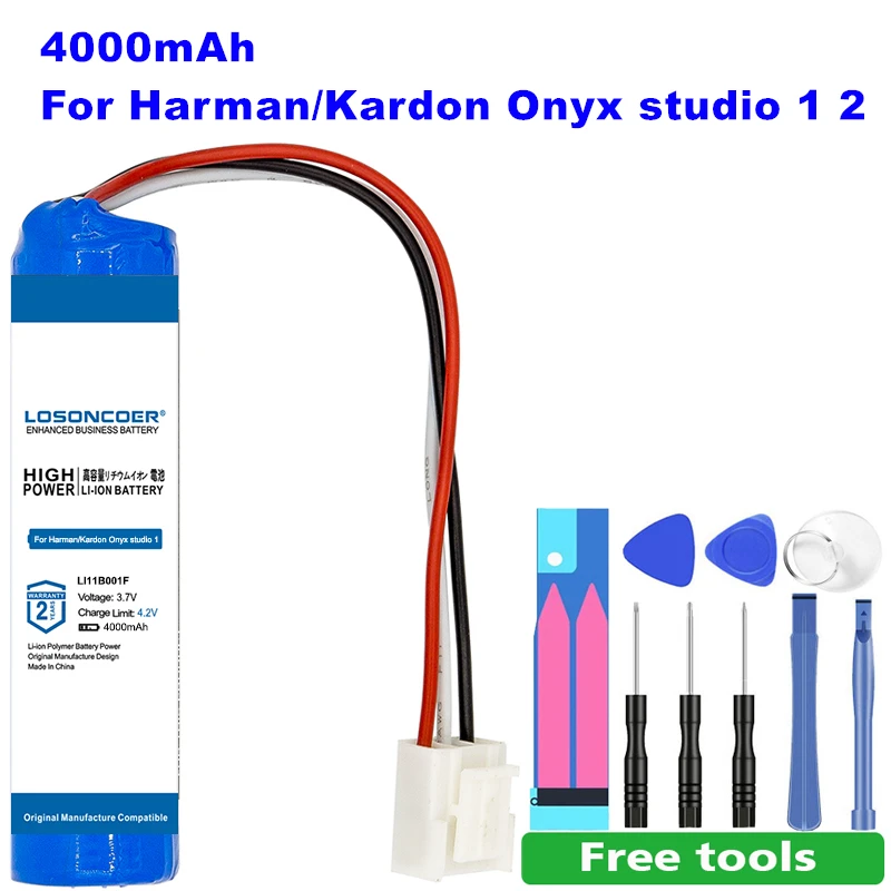Аккумулятор LI11B001F 4000 мАч для Harman Kardon Onyx studio 1 Studio 2 и 3 динамик полимерный LC18650 |