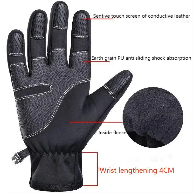 WHEEL UP Winter Cycling Gloves Men Women Waterproof Touch Screen Full Finger Bicycle Skiing Gloves Bike GYM MTB Accessories
WHEEL UP Winter Cycling Gloves Men Women Waterproof Touch Screen Full Finger Bicycle Skiing Gloves Bike GYM MTB Accessories