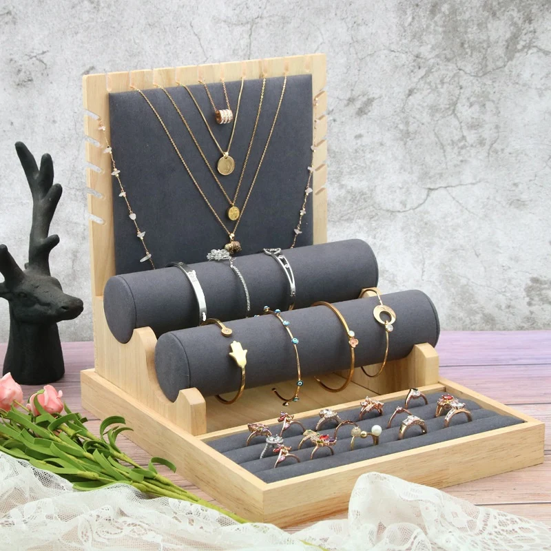 3 in 1 Display Stand, Jewelry Organizer Jewelry Display Rack, Jewelry Holder for Necklaces Bracelet Earring Ring Storage
3 in 1 Display Stand, Jewelry Organizer Jewelry Display Rack, Jewelry Holder for Necklaces Bracelet Earring Ring Storage