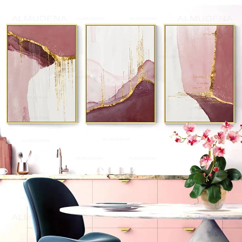 Nordic Purple Pink Canvas Painting Abstract Golden Pink Art Wall Pictures for Living Room Home Decoration Posters and Prints
Nordic Purple Pink Canvas Painting Abstract Golden Pink Art Wall Pictures for Living Room Home Decoration Posters and Prints