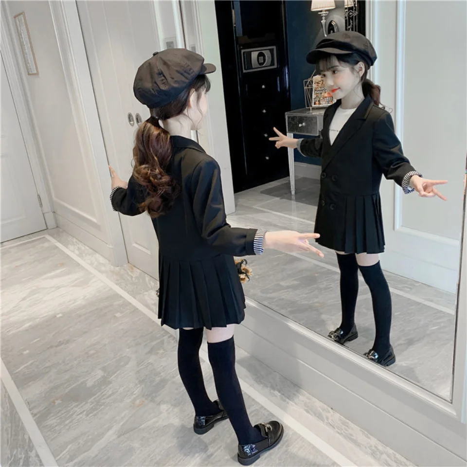 New Sale 2021 Autumn Baby Girl Double Breasted Coats Solid Color Fashion Children Girls Outwear Kids Coats For Girls 3t-12Years
New Sale 2021 Autumn Baby Girl Double Breasted Coats Solid Color Fashion Children Girls Outwear Kids Coats For Girls 3t-12Years
