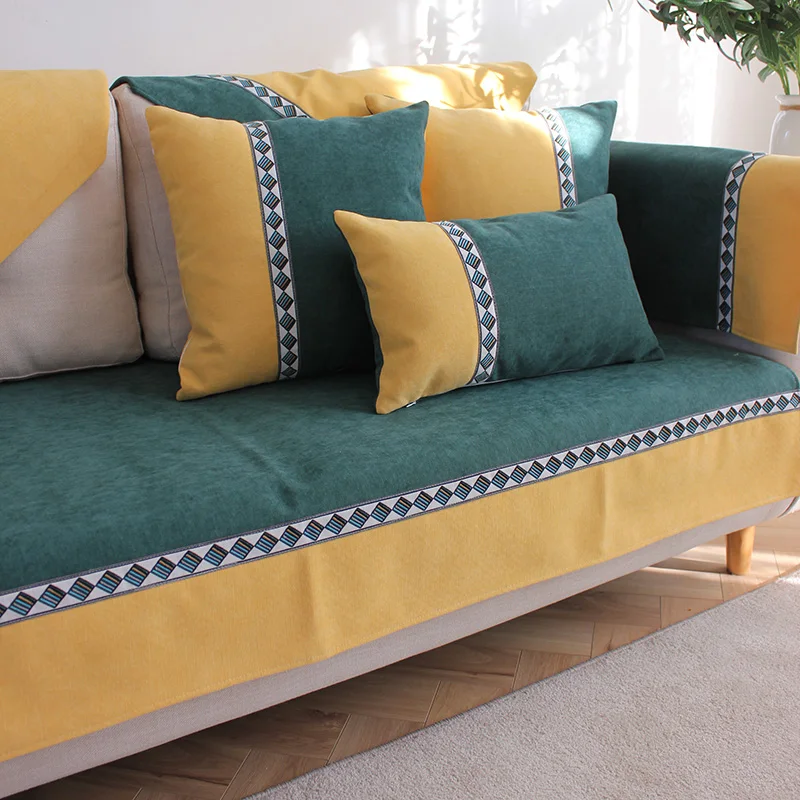 General Sofa Covers for Living Room Nordic Slip Covers Modern Thick Couch Covers Anti Slip Backrest Armrest Sofa Towels
General Sofa Covers for Living Room Nordic Slip Covers Modern Thick Couch Covers Anti Slip Backrest Armrest Sofa Towels