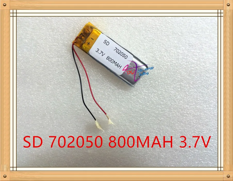 Liter energy battery 3.7V polymer lithium battery 702050 800MAH traffic recording pen wireless headset
Liter energy battery 3.7V polymer lithium battery 702050 800MAH traffic recording pen wireless headset