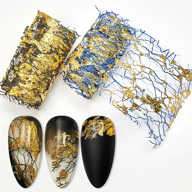 4*20cm or 50cm 3D Mesh Nail Sticker Gold Silver Irregular Silk Foil DIY Manicure Nail Art Decorations Aluminum Nail Foil Decals
4*20cm or 50cm 3D Mesh Nail Sticker Gold Silver Irregular Silk Foil DIY Manicure Nail Art Decorations Aluminum Nail Foil Decals