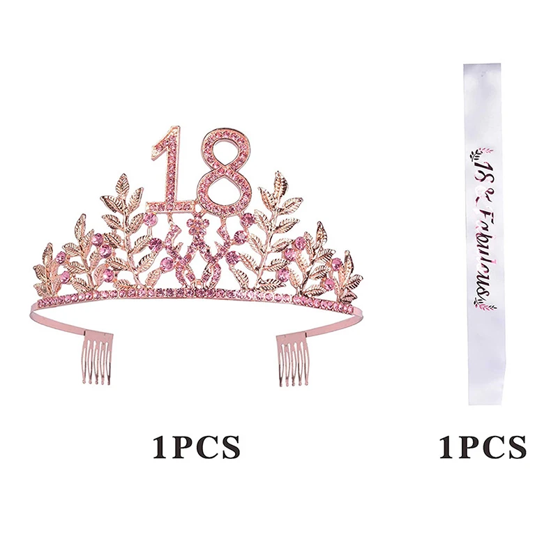 Bling Rhinestone Crystal Crown Tiara Birthday Anniversary Decoration Happy 6 10 18 50th Birthday Satin Sash Party Supplies
Bling Rhinestone Crystal Crown Tiara Birthday Anniversary Decoration Happy 6 10 18 50th Birthday Satin Sash Party Supplies