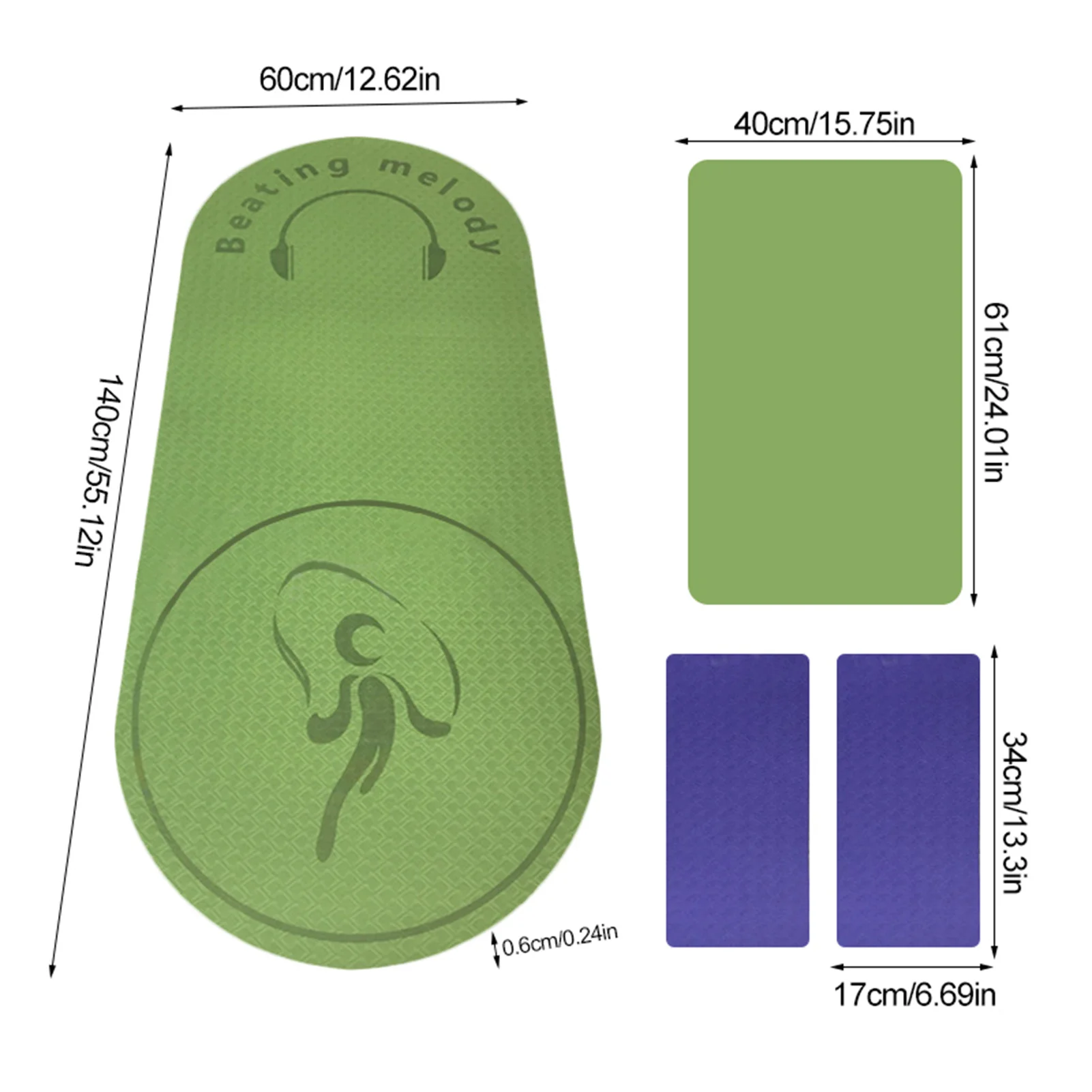 Yoga Mat Skipping Mat Gymnastic Mat Fitness Mat Anti-slip Shock Absorption Sound Insulation Fitness Accessories
Yoga Mat Skipping Mat Gymnastic Mat Fitness Mat Anti-slip Shock Absorption Sound Insulation Fitness Accessories