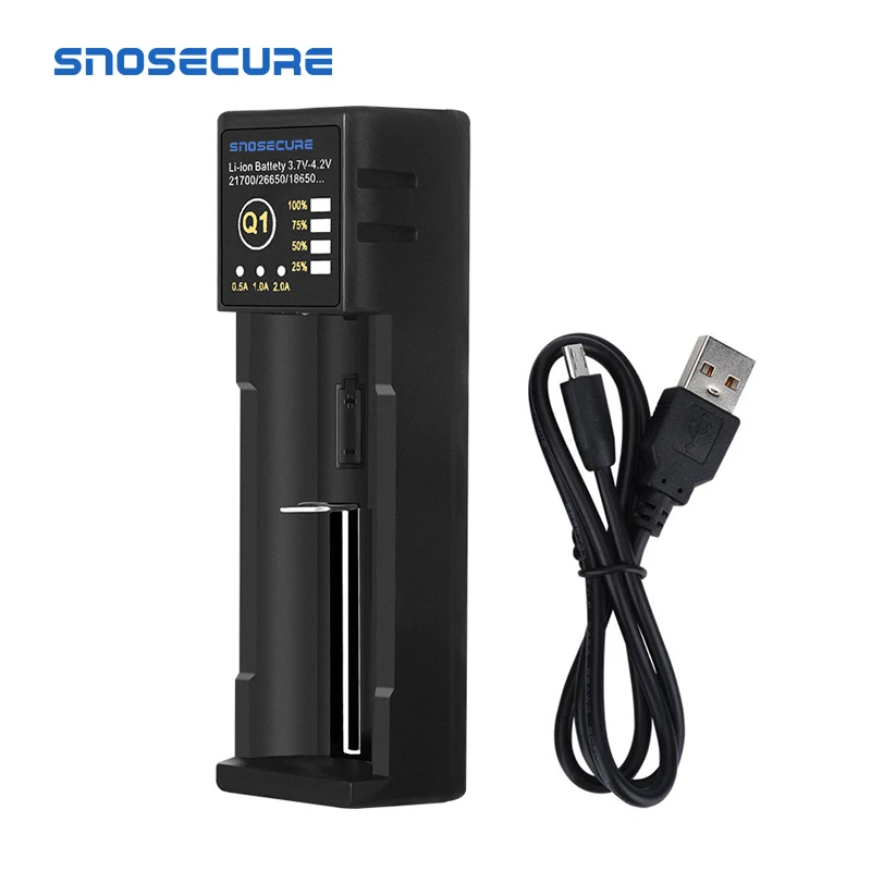 Зарядное устройство SNOSECURE 18650 для перезаряжаемых батарей 26650 16340 RCR123 14500 LiFePO4 1 2 V Ni MH