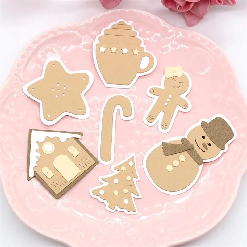 KSCRAFT Christmas Cookies Metal Cutting Dies Stencils for DIY Scrapbooking/photo album Decorative Embossing DIY Paper Card
KSCRAFT Christmas Cookies Metal Cutting Dies Stencils for DIY Scrapbooking/photo album Decorative Embossing DIY Paper Card
