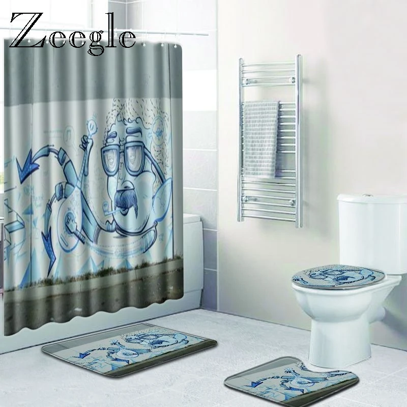Zeegle Bathroom Mats and Rugs with Shower Curtain Printed 3D Shower Carpet Non Slip Rug Microfiber Bathroom Mat Bath Mats
Zeegle Bathroom Mats and Rugs with Shower Curtain Printed 3D Shower Carpet Non Slip Rug Microfiber Bathroom Mat Bath Mats