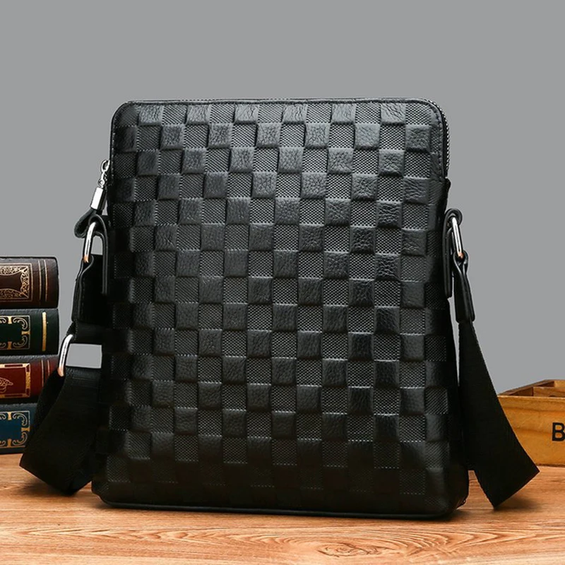 GO-LUCK Brand Men Business 12 inch Crossbody Shoulder Bag Solid Black Alligator Male Briefcase For Ipad Cowhide Genuine Leather
GO-LUCK Brand Men Business 12 inch Crossbody Shoulder Bag Solid Black Alligator Male Briefcase For Ipad Cowhide Genuine Leather