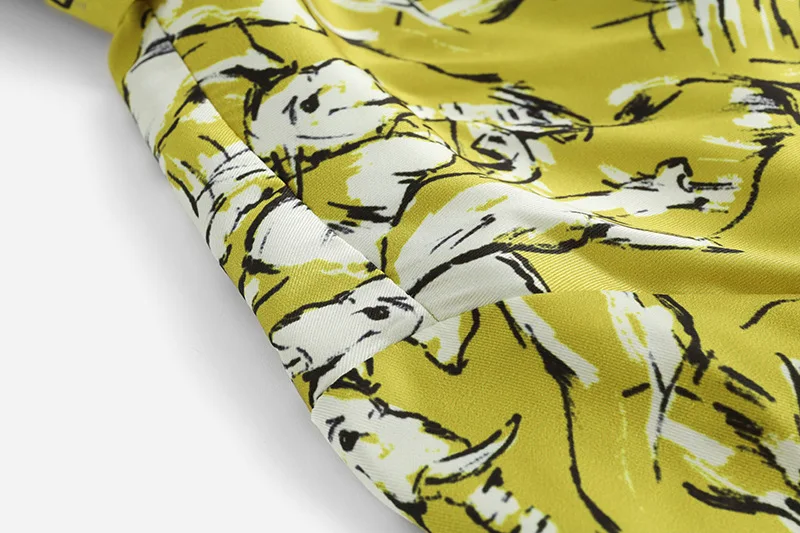Spring and Summer Casual Elephant Print Lapel Long-Sleeved Chiffon Shirt Womens Shirts
Spring and Summer Casual Elephant Print Lapel Long-Sleeved Chiffon Shirt Womens Shirts