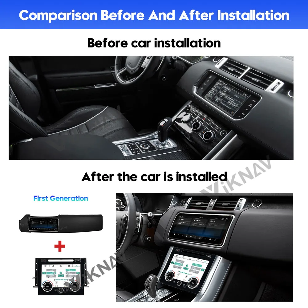 For Land Rover Range Sport L494 Car Radio Carplay AC Display Touching LCD Climate Board 2013-2017 Auto 12.3 Inch | Автомобили и