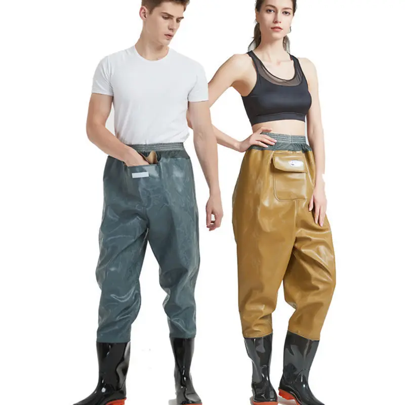 Waterproof Fishing Waders One-piece PVC Waist Pants Wading Rubber Boots River Farm Garden Water Non-slip Shoes Mud Outdoors Agua
Waterproof Fishing Waders One-piece PVC Waist Pants Wading Rubber Boots River Farm Garden Water Non-slip Shoes Mud Outdoors Agua