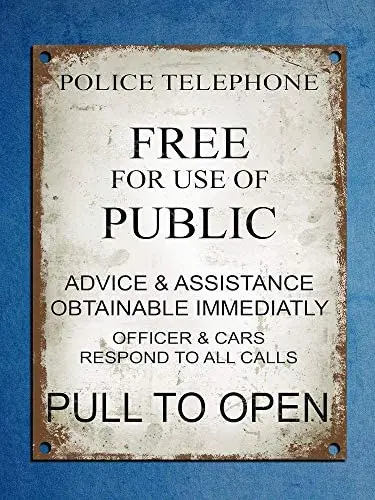 Funny Retro Metal Tin Metal Sign Public Telephone Wall Art Decoration Home Bar Coffee Pub 12X8-Inch
Funny Retro Metal Tin Metal Sign Public Telephone Wall Art Decoration Home Bar Coffee Pub 12X8-Inch