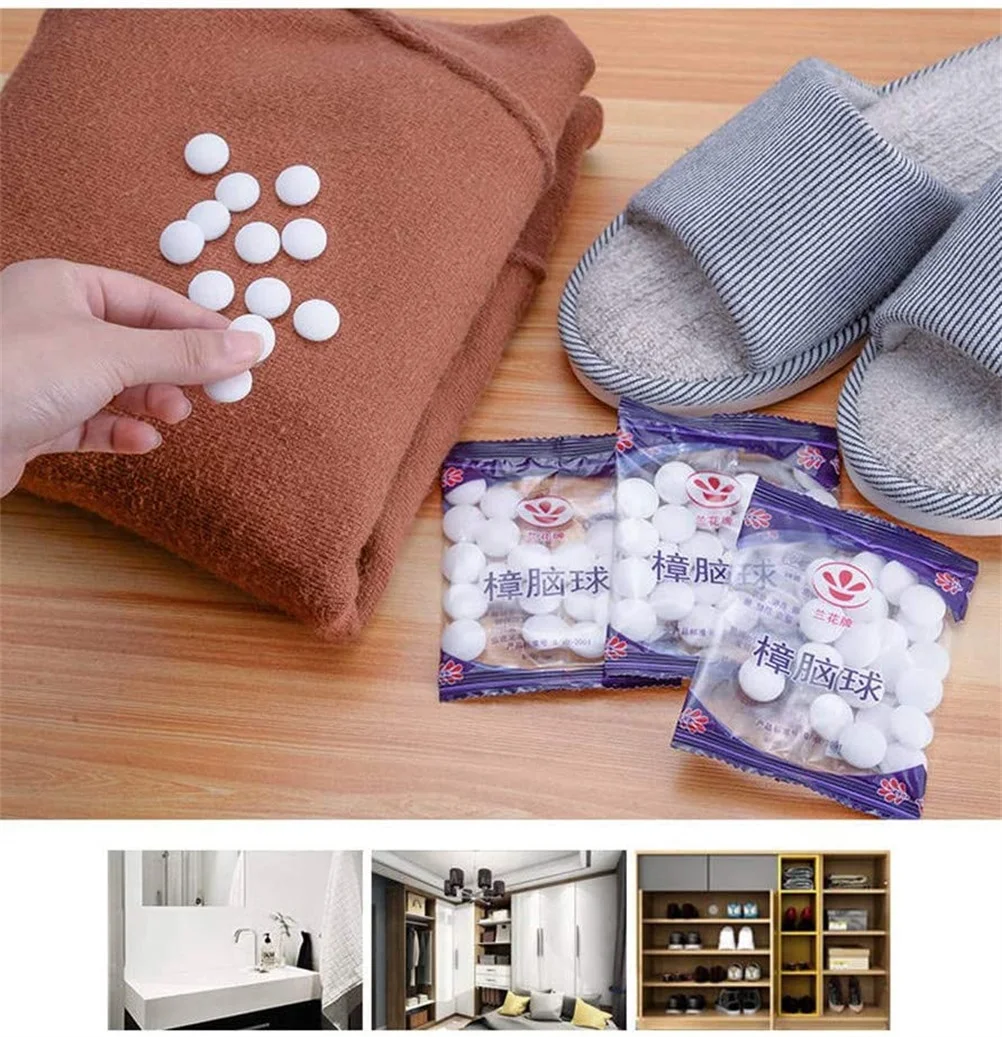 200pcs Wardrobe Moth-proof and Moth-proof Pills, Deodorant Aroma Ball Mothballs Anti-Insect Balls Clothing Protection 
200pcs Wardrobe Moth-proof and Moth-proof Pills, Deodorant Aroma Ball Mothballs Anti-Insect Balls Clothing Protection