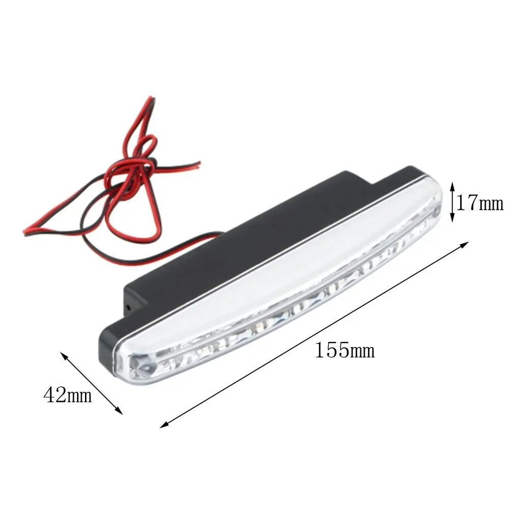 Universal 12V 8LED Car Daytime Running Light Fog Lamp Car Driving Light Super Bright White Light Auxiliary Lamp 
Universal 12V 8LED Car Daytime Running Light Fog Lamp Car Driving Light Super Bright White Light Auxiliary Lamp