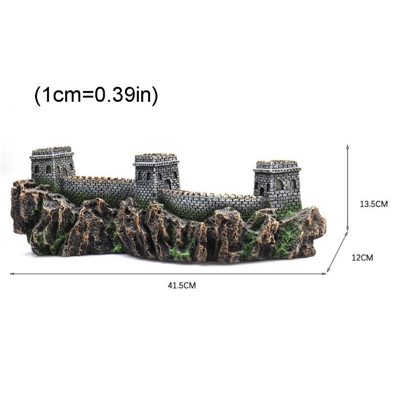 Great Wall Style Rockery Fish Tank Landscaping Ornament Simulation Crafts Aquarium Decorations Fish Entertainment Hiding
Great Wall Style Rockery Fish Tank Landscaping Ornament Simulation Crafts Aquarium Decorations Fish Entertainment Hiding