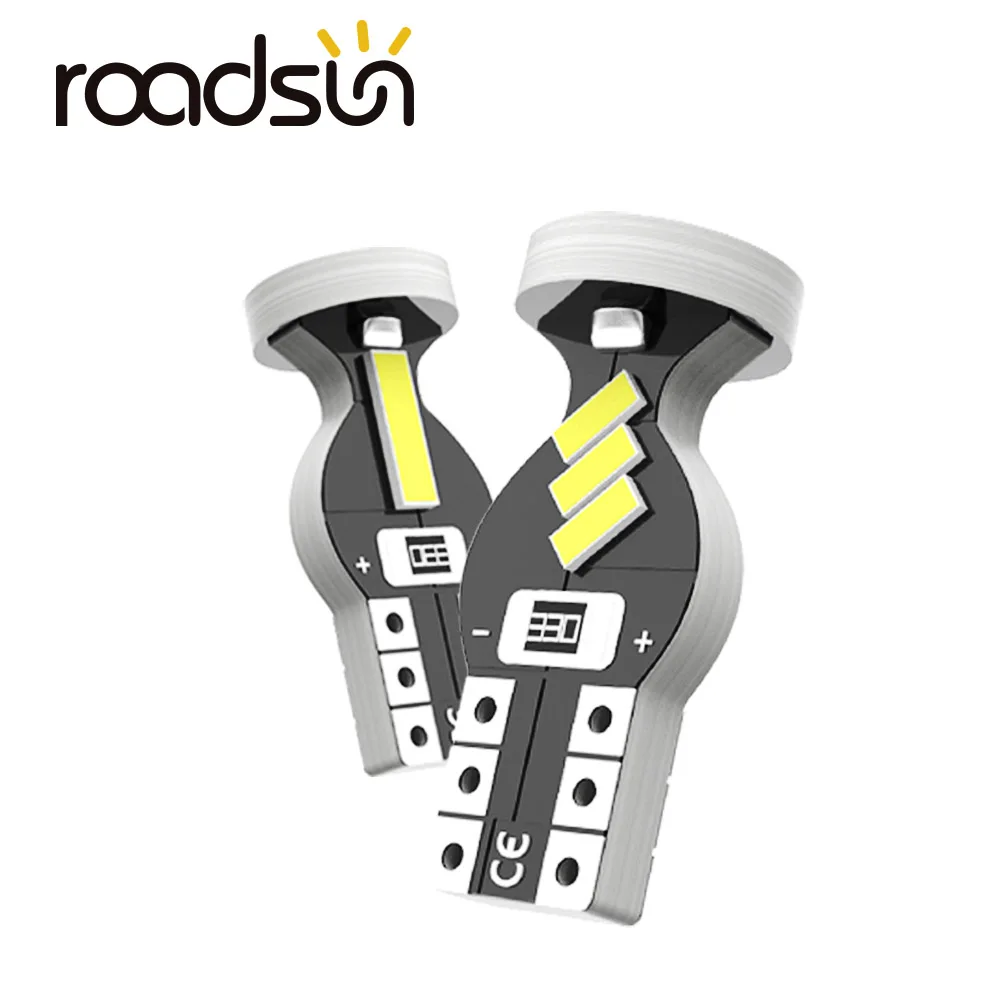 roadsun 2Pcs T10 LED W5W 194 168 Canbus No Error Car Interior Reading Dome Lights Auto Parking Lamp White 6000K Wedge Tail Bulb
roadsun 2Pcs T10 LED W5W 194 168 Canbus No Error Car Interior Reading Dome Lights Auto Parking Lamp White 6000K Wedge Tail Bulb