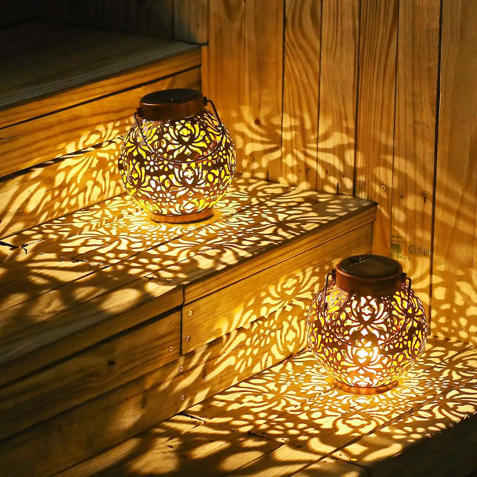 2 Pack Solar Lantern Lights Hanging Solar Garden Lights Waterproof Outside Decor Lighting Outdoor Decorations for Garden Yard
2 Pack Solar Lantern Lights Hanging Solar Garden Lights Waterproof Outside Decor Lighting Outdoor Decorations for Garden Yard