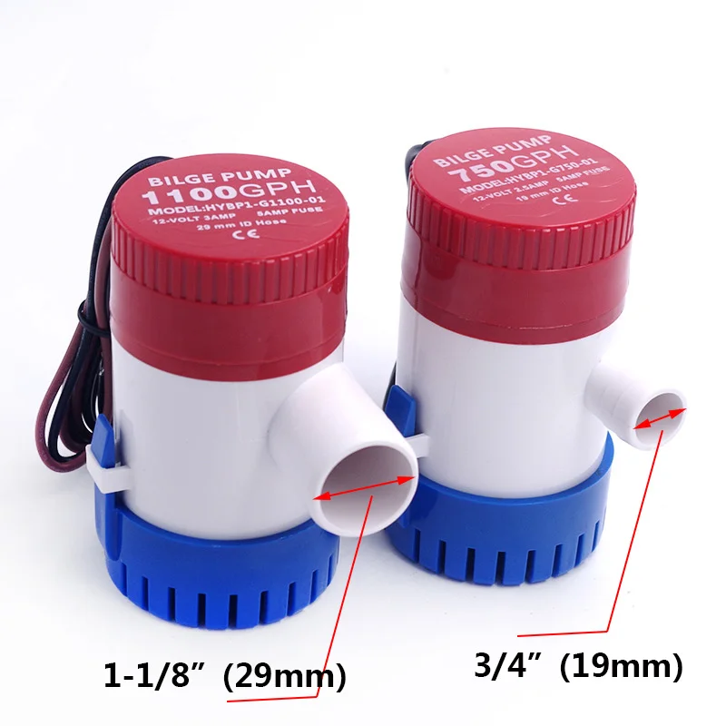 CN bilge pump 12v 24V 1100gph 750gph water pump used in boat seaplane motor homes houseboat
CN bilge pump 12v 24V 1100gph 750gph water pump used in boat seaplane motor homes houseboat
