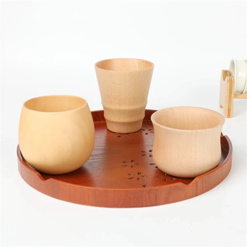 Japanese Style Beech Household Milk Handle Coffee Cup Wooden Insulated Drinking Water Simple Beer Cup
Japanese Style Beech Household Milk Handle Coffee Cup Wooden Insulated Drinking Water Simple Beer Cup