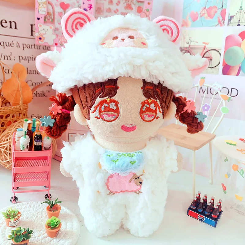 20cm NEW movie star idol Plush Doll Suit sheep bodysuit Body-Shape Doll Accessories Present Replaceable Clothes Toys Gift
20cm NEW movie star idol Plush Doll Suit sheep bodysuit Body-Shape Doll Accessories Present Replaceable Clothes Toys Gift