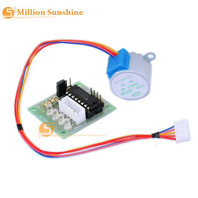 1 sets 5V 4-Phase Stepper Step Motor + Driver Board ULN2003 with drive Test Module Machinery Board
1 sets 5V 4-Phase Stepper Step Motor + Driver Board ULN2003 with drive Test Module Machinery Board
