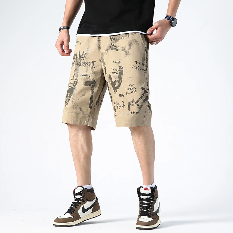 Men shorts streetwear Letter printing jogger shorts men Summer loose elastic waist Hip hop skateboard shorts Plus size 7XL 8XL
Men shorts streetwear Letter printing jogger shorts men Summer loose elastic waist Hip hop skateboard shorts Plus size 7XL 8XL
