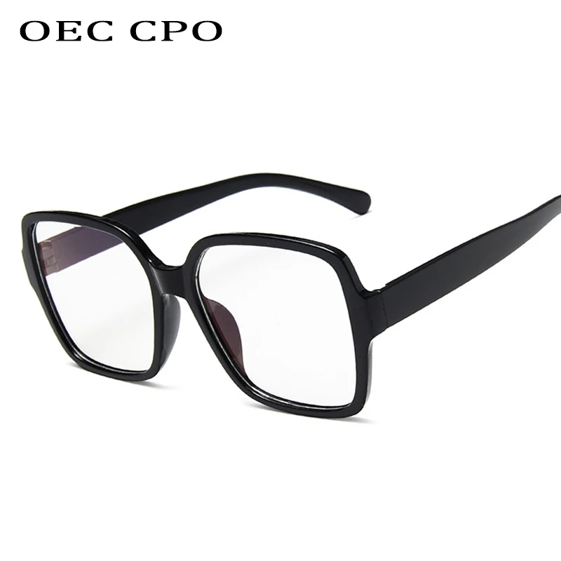OEC CPO Vintage Frame Eyeglasses Mens Women Clear glasses Retro Square Optical Lens Eyewear Nerd Glasses O405 | Аксессуары для
