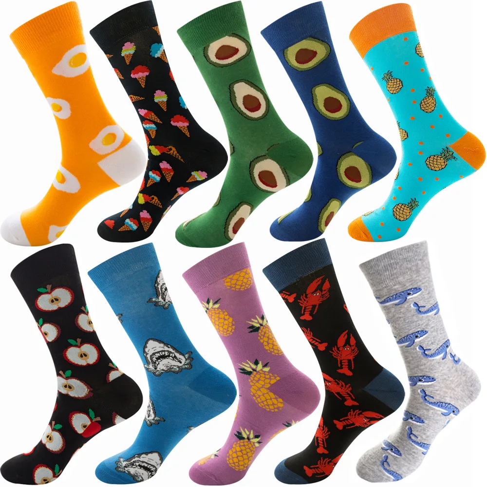 10 Pairs Unisex Socks Men trend personality cotton socks hamburger fries medium long tube color socks cotton couple socks
10 Pairs Unisex Socks Men trend personality cotton socks hamburger fries medium long tube color socks cotton couple socks